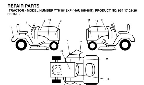 Part Location Diagram of 532181495 Husqvarna Support
