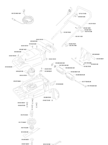 Frame And Engine 7 Diagram and Parts List for 43EL ROYAL Husqvarna Lawn Mower