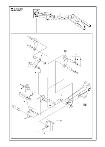 Tools Diagram and Parts List for DXR250 (12 & Above)(2013-08) Husqvarna Demolition Hammer