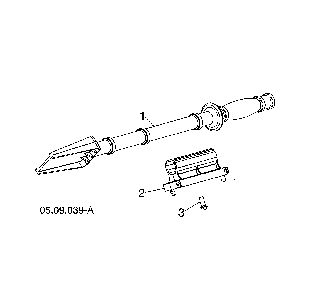 Cleanout tool Diagram and Parts List for 96193009604  Husqvarna Snow Blower