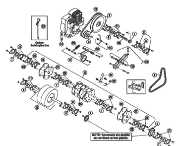 Part Location Diagram of 539000301 Husqvarna Sprocket