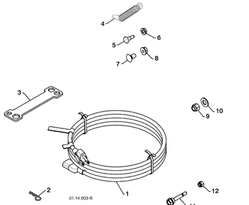 Spare Parts 1 Diagram and Parts List for 15530SBLS (96193003801)(2009-06) Husqvarna Snow Blower