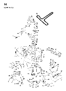 Mower Deck / Cutting Deck Diagram and Parts List for YTH160 (HEYTH160C, 954170005)(1997-02) Husqvarna Lawn Tractor