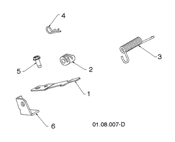 Handle 3 Diagram and Parts List for ST276EP (96191003906)(2012-08) Husqvarna Snow Blower