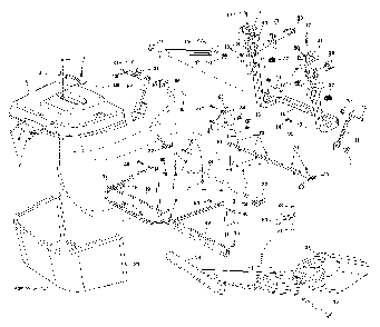 Bagger Diagram and Parts List for CTH150 (TWIN, 96061026000)(2010-01) Husqvarna Lawn Tractor