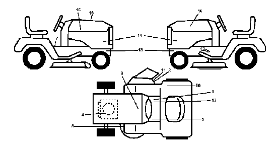 Decals Diagram and Parts List for GTH260TWIN (96041004503)(2010-01) Husqvarna Lawn Tractor