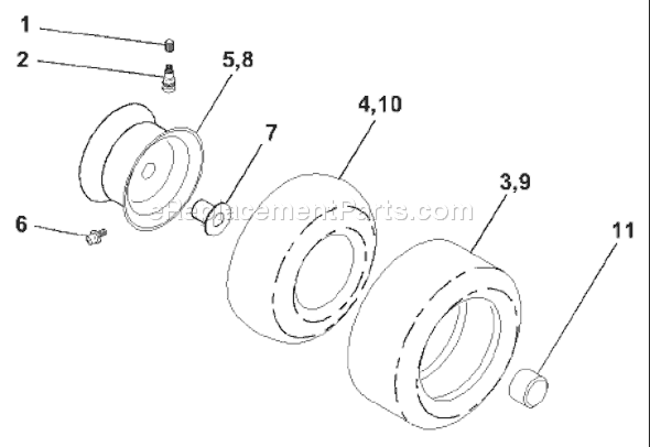 Page J Diagram and Parts List for LTH1342A (954567031) (2000-12) Husqvarna Lawn Tractor