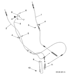 Control Panel And Discharge Chute 12 Diagram and Parts List for ST327 (97046940100)(2020-05) Husqvarna Snow Blower