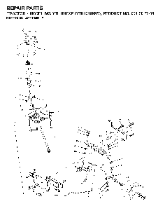 Steering Diagram and Parts List for YTH1848XPA (954567260)(2001-02) Husqvarna Lawn Tractor