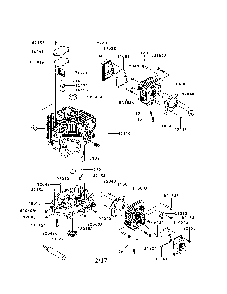 Cylinder/crankcase Diagram and Parts List for YTH18K46-96043021800  Husqvarna Lawn Tractor