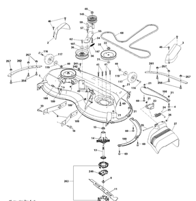 Part Location Diagram of 586269801 Husqvarna Cutting Deck