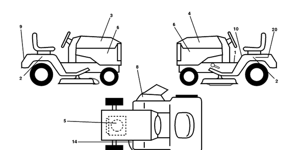 Part Location Diagram of 532160774 Husqvarna Manual Owner's (English)