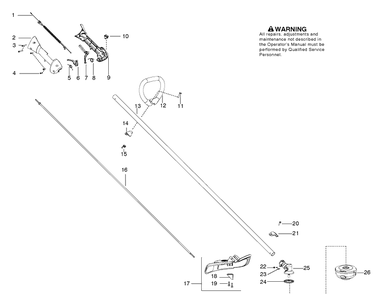 Part Location Diagram of 545058716 Husqvarna Manual