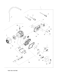 Motor Diagram and Parts List for MS360 2015-06 Husqvarna Circular Saw