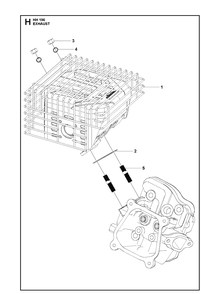 Part Location Diagram of 599349195 Husqvarna Nut - gb/t 6170: m8
