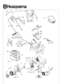 Part Location Diagram of 504856501 Husqvarna Front Axle Assy