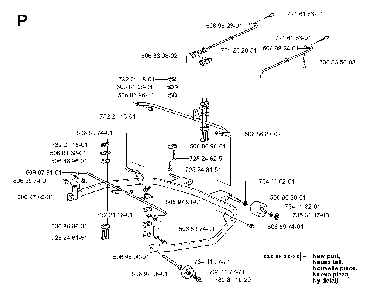 Protection Frame Diagram and Parts List for RIDER11BIOCLIP (953519901)(2004-01) Husqvarna Lawn Tractor