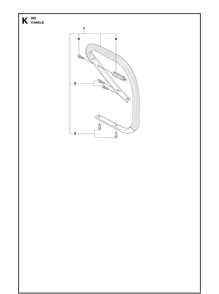 Handle 6 Diagram and Parts List for 362  Husqvarna Chainsaw
