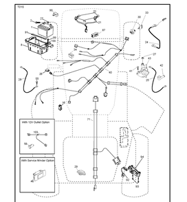 Electrical Diagram and Parts List for LT2223A2 (96041014401)(2010-02) Husqvarna Lawn Tractor