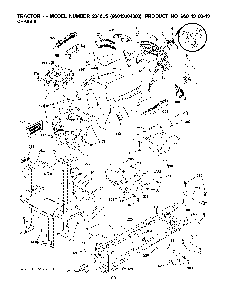 Chassis / Frame Diagram and Parts List for 2246LS (96043004300)(2008-01) Husqvarna Lawn Tractor
