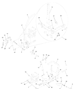 Part Location Diagram of 539130513 Husqvarna DRIVE CONTROL ASSM, LT iZC5221, iZC5223