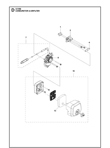Part Location Diagram of 597546701 Husqvarna Gasket