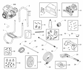 Part Location Diagram of 84006751 Briggs and Stratton Axle