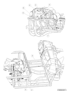 Cables Honda Gasoline Vehicle Diagram and Parts List for HUV4421GXP 2006-11 Husqvarna Lawn Tractor