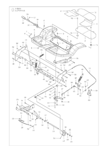 Part Location Diagram of 576351201 Husqvarna Control Lever