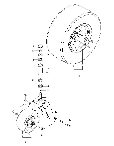 Wheels And Tires Diagram and Parts List for P-ZT4822CA (966663801)(2011-11) Husqvarna Lawn Tractor