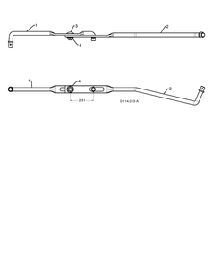 Assembly 2 Diagram and Parts List for 15530SBLS 2009-08 Husqvarna Snow Blower