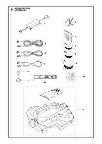Accessories 2 Diagram and Parts List for 330X 2013-06 Husqvarna Lawn Mower