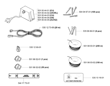 Part Location Diagram of 501004401 Husqvarna 