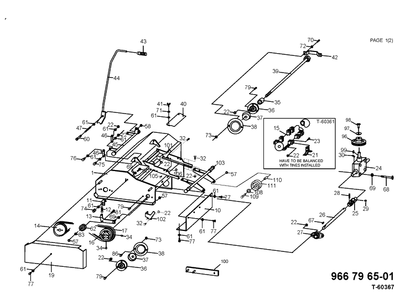 Part Location Diagram of 531005316 Husqvarna Nut