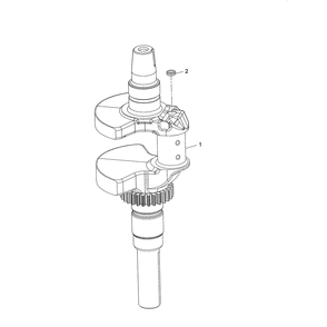 Engine >> Crankshaft Diagram and Parts List for LGT2654-96045004700  Husqvarna Lawn Tractor