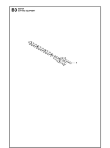 Cutting Equipment Diagram and Parts List for 325HE4 966787701 from 20150100001-current Husqvarna Hedge Trimmer