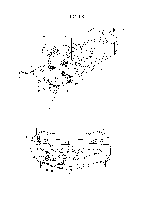 Decals Diagram and Parts List for EZC4824BF (966047501)(2010-05) Husqvarna Lawn Tractor