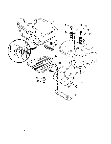 Seat Diagram and Parts List for YTH2348-917286560  Husqvarna Lawn Tractor