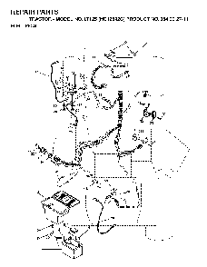 Electrical Diagram and Parts List for LT125 (HC12542C, 954002711)(1996-04) Husqvarna Lawn Tractor