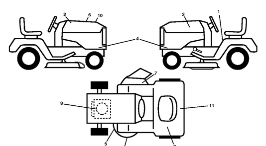 Part Location Diagram of 585986201 Husqvarna DECAL SIDEPANEL