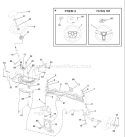 Part Location Diagram of 596873601 Husqvarna Left-Side Spindle Assembly