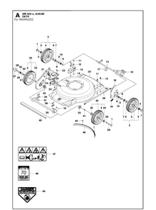Part Location Diagram of 504463802 Husqvarna Bracket