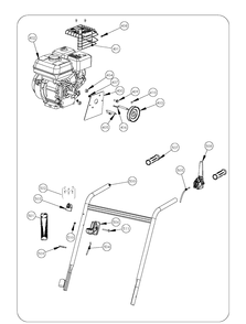 Part Location Diagram of 534004265 Husqvarna Nut