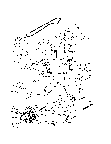 Drive Diagram and Parts List for 917279060  Husqvarna Lawn Tractor