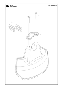 Accessories Diagram and Parts List for 541RB  Husqvarna Brush Cutter