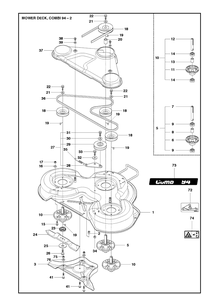 Part Location Diagram of 589538501 Husqvarna Belt
