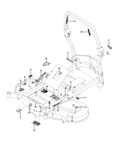 Decals Diagram and Parts List for M-ZT52BF (96717700300)(2013-01) Husqvarna Lawn Mower