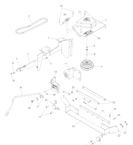 Drice Kit Assembly (Lz, 52-Inch And 61-Inch Decks) Diagram and Parts List for DFS (539113706)(2006-09) Husqvarna Lawn Tractor Accessories