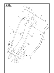 Part Location Diagram of 582105301 Husqvarna Wire
