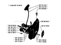 Page N Diagram and Parts List for 2100 1981-10 Husqvarna Chainsaw